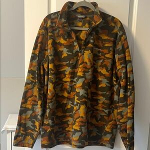 Eddie Bauer half zip fleece sweatshirt